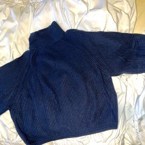 Navy blue turtleneck lululemon sweater